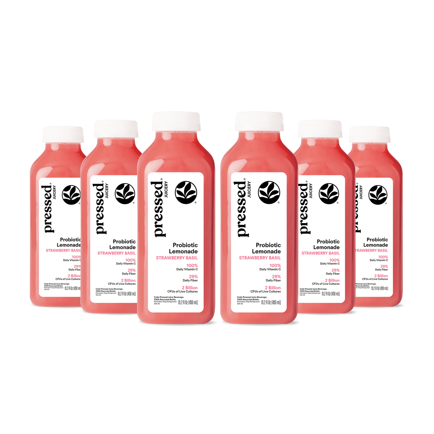 Strawberry Basil Probiotic Lemonade image