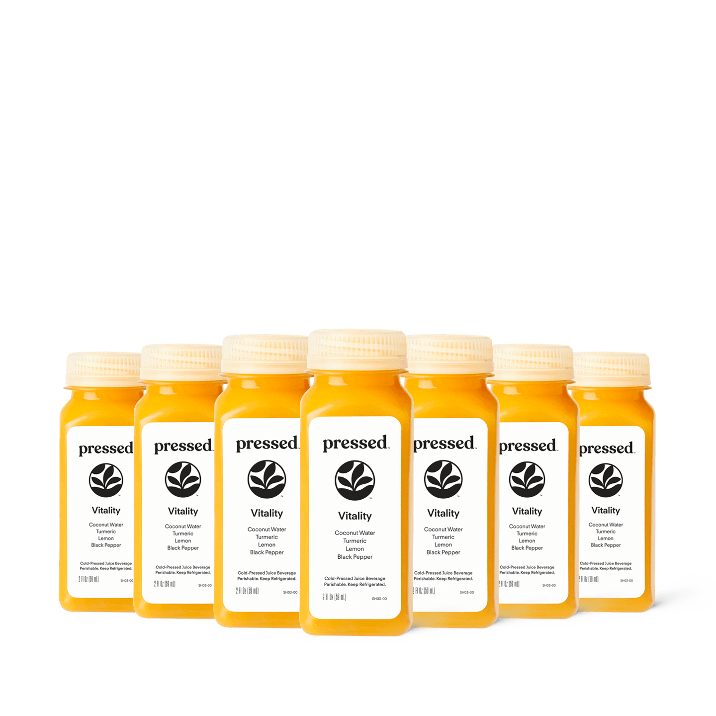 7Day Vitality Turmeric Shot Pack Inflammation Relief and Improve Gut